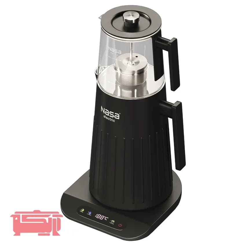 چای ساز مشکی رنگ ناسا الکتریک NS-518