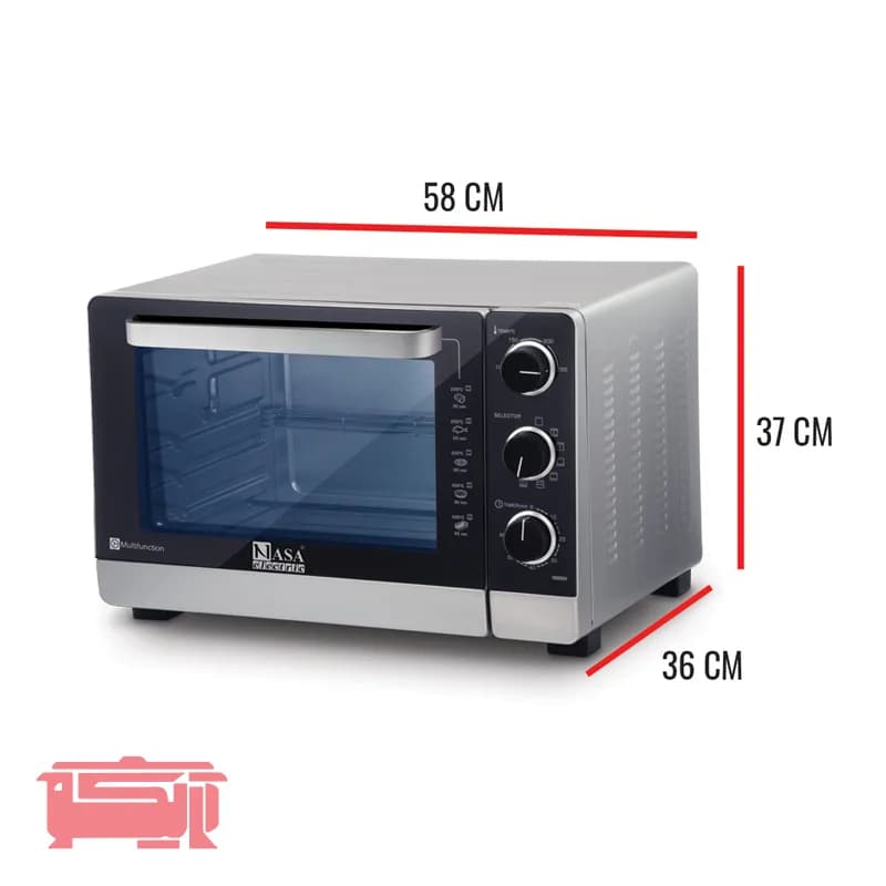ابعاد توستر ناسا الکتریک NS-2040