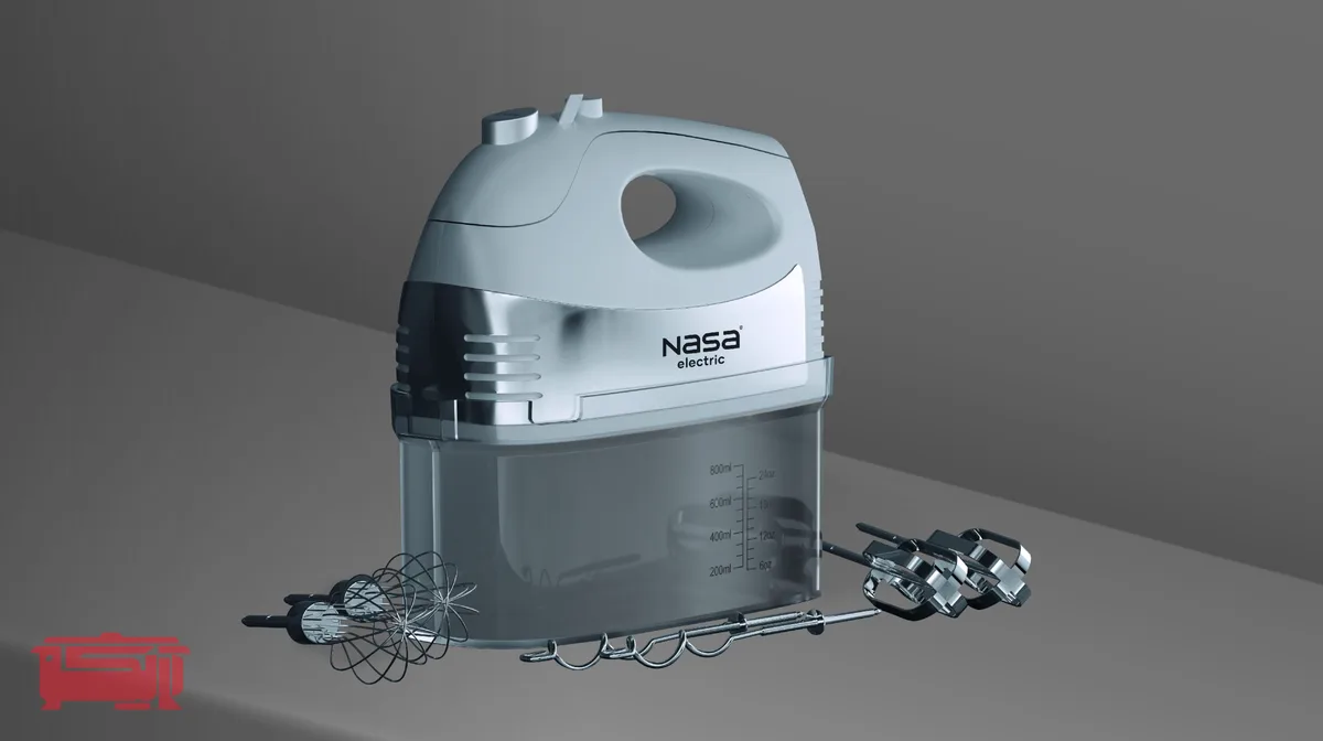 نمای کناری همزن دستی NS-979 با طراحی کاربردی