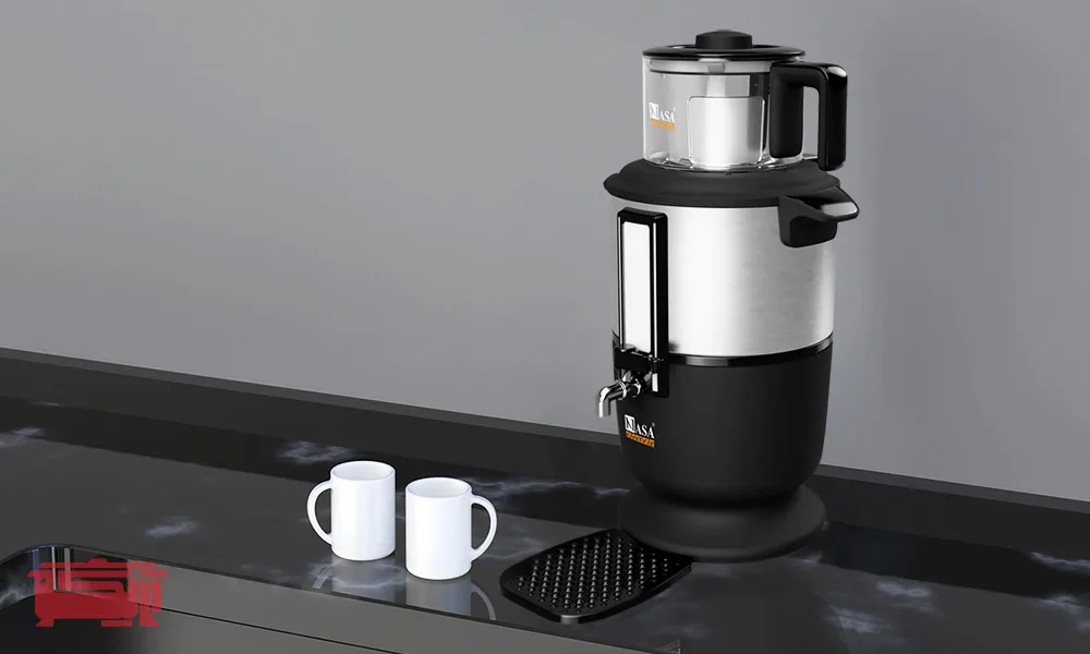 سماور برقی ناسا الکتریک NS-524 با طراحی مدرن